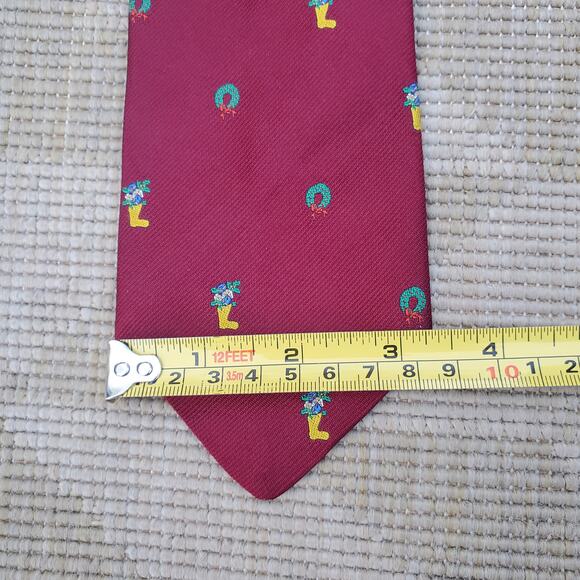 Brooks Brothers Makers 100% Silk Red Holiday Christmas Ties Bundle Made in USA - Picture 11 of 16